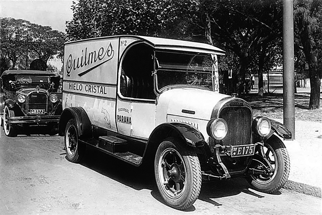 Fotografía de archivo: camión de reparto de Cervecería Quilmes, sucursal Paraná